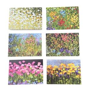 Jeff Hanson Art - Mediterranean In Bloom" Note Cards - 6 blank Note Cards